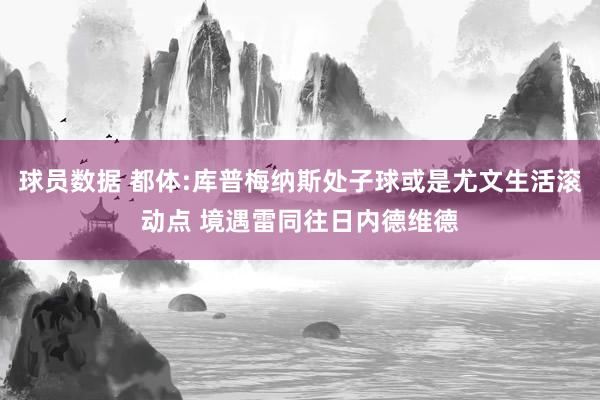 球员数据 都体:库普梅纳斯处子球或是尤文生活滚动点 境遇雷同往日内德维德