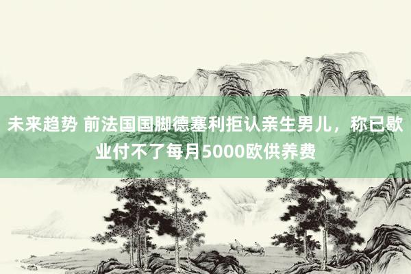 未来趋势 前法国国脚德塞利拒认亲生男儿，称已歇业付不了每月5000欧供养费