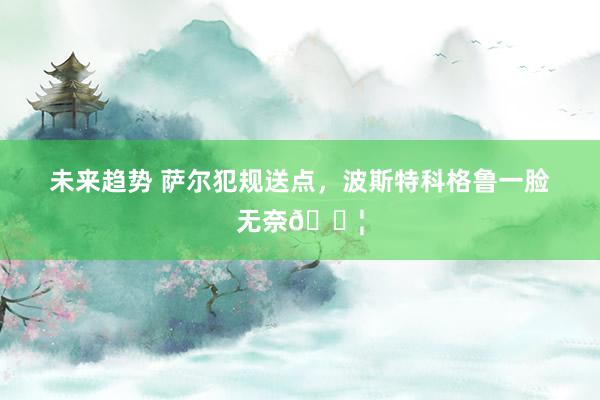 未来趋势 萨尔犯规送点，波斯特科格鲁一脸无奈😦